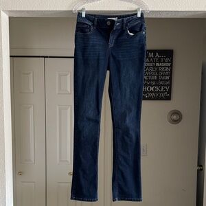 Maurices Dark Blue Straight-Leg Women's Jeans